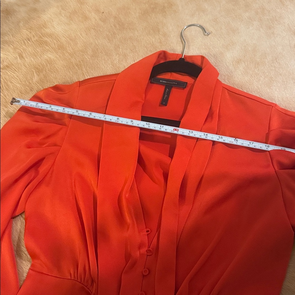 BCBGMaxAzria Vibrant Red Blazer - Picture 6 of 7